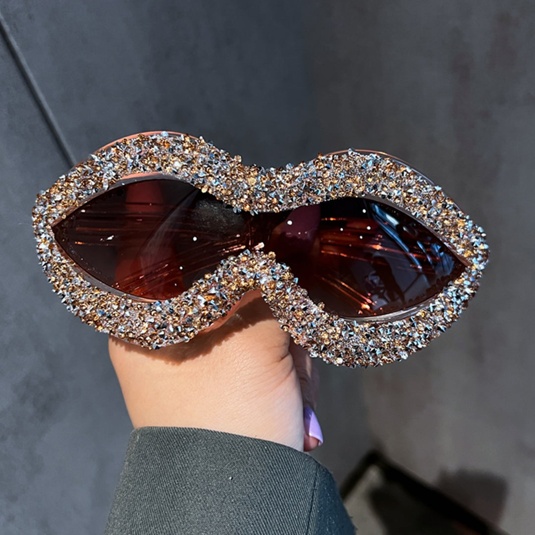 Women statement sunglasses with sparkling crystal embellishments Stornfield