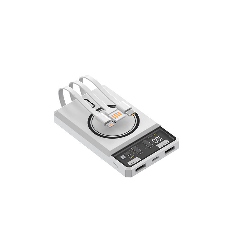 Power bank with integrated light and fast charging functions Stornfield