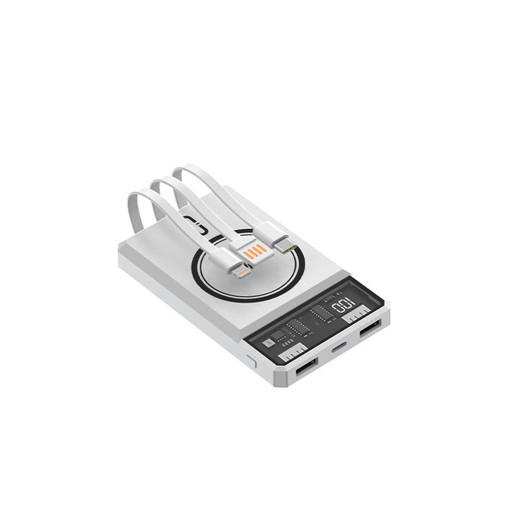 Power bank with integrated light and fast charging functions Stornfield