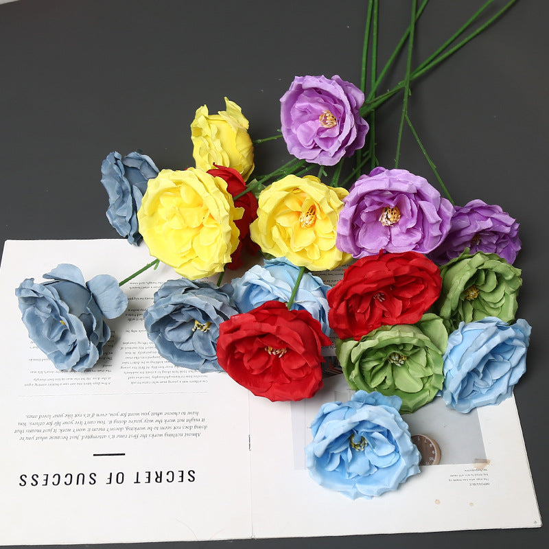 Elegant Silk Floral Stem for Home Decor Display