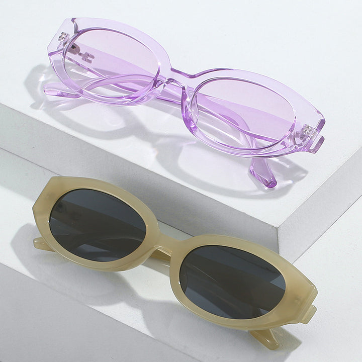 Fashion-Forward Statement Oval Sunglasses Stornfield