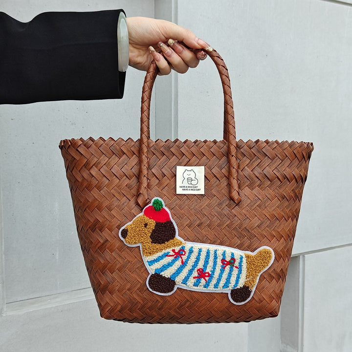 Handcrafted Basket Bag Made of High-Quality Material Stornfield