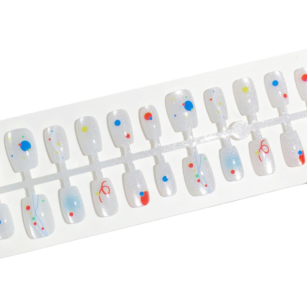Decorative Minimalist Press-On Nail Set