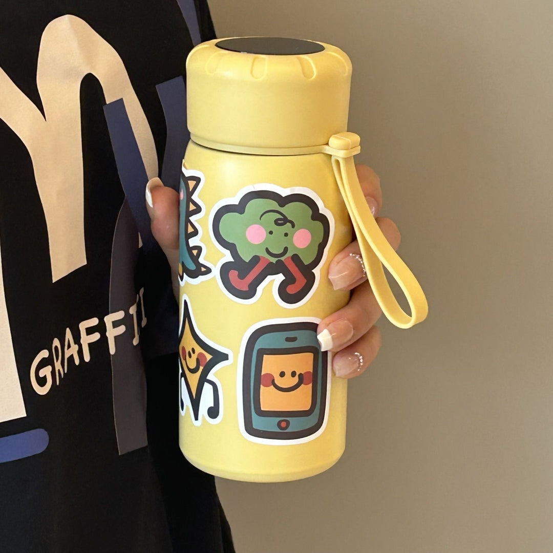 Ladies stylish water bottle with funny sticker motifs Stornfield