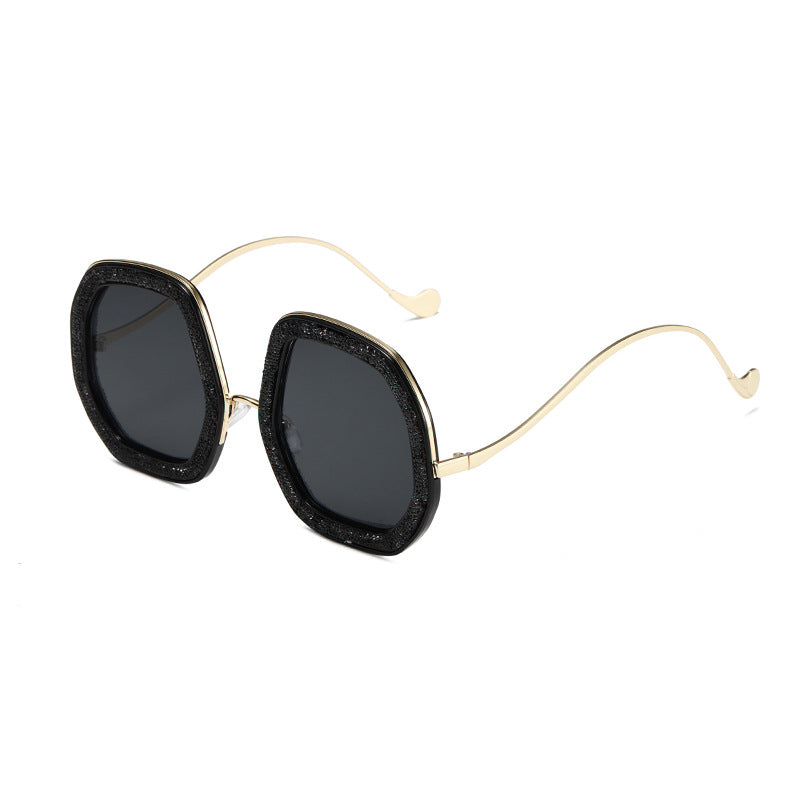 Women's geometric sunglasses with luxurious frame Stornfield