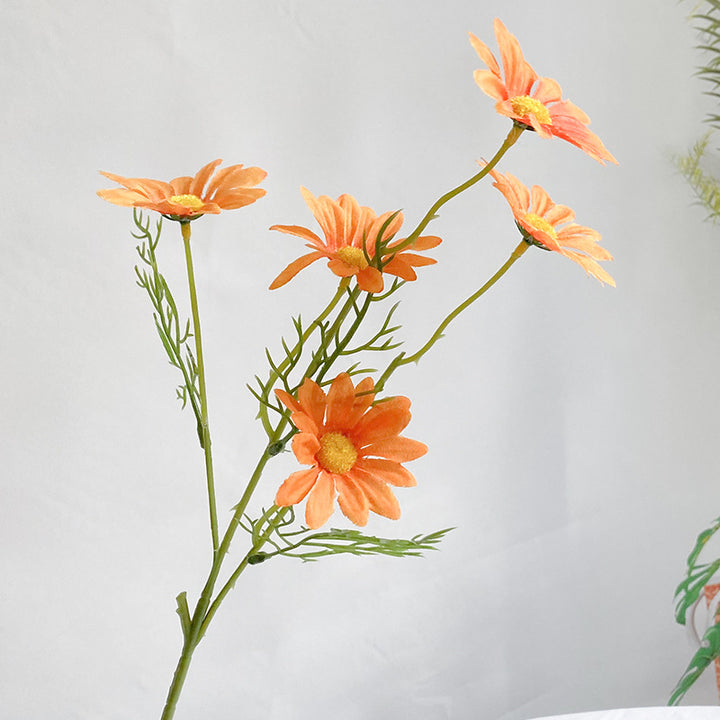 Lifelike White Floral Stem