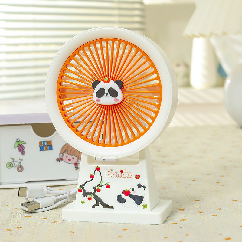 Ladies Portable Mini Fan with Cute Panda Design Stornfield