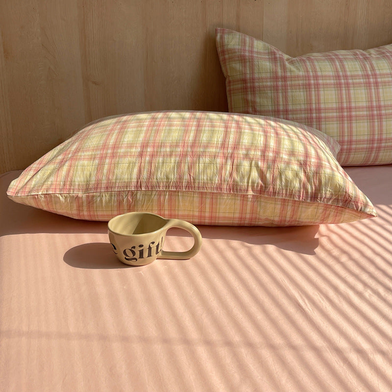 Striped Cotton Duvet Cover Set