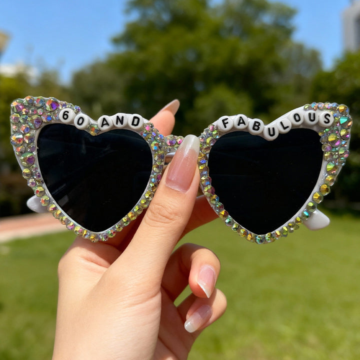 Glamorous Heart-Shaped Bridal Sunglasses Stornfield