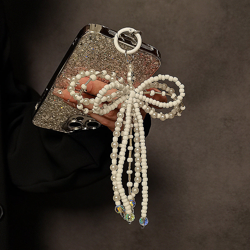 Decorative Beaded Bow Keychain Stornfield