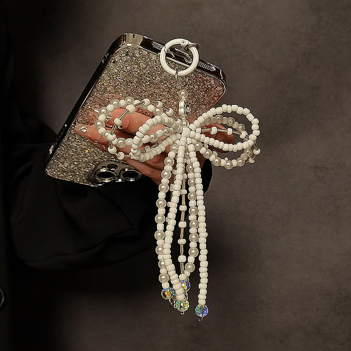 Decorative Beaded Bow Keychain Stornfield