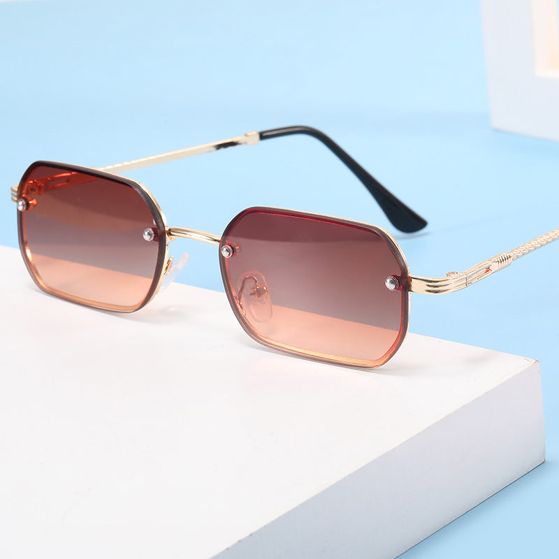 Women's stylish octagonal sunglasses with luxurious metal frame Stornfield