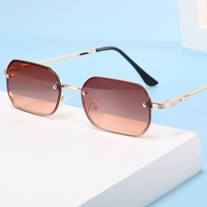 Women's stylish octagonal sunglasses with luxurious metal frame Stornfield