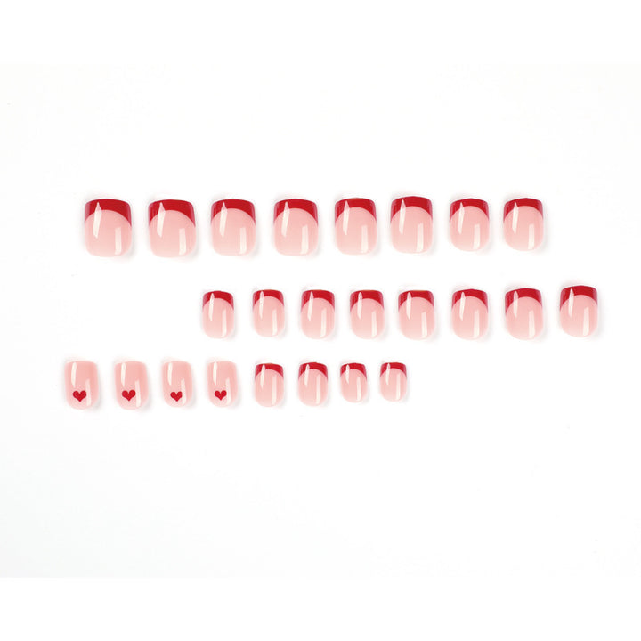 Artistic Heart Design Press-On Nail Set Stornfield