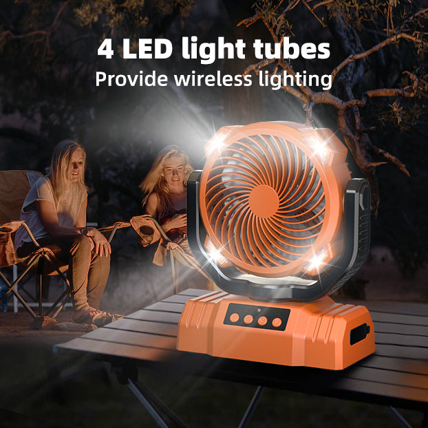 Unisex portable fan with remote control and power bank function Stornfield