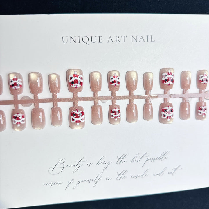 Festive Decorative Press-On Nails