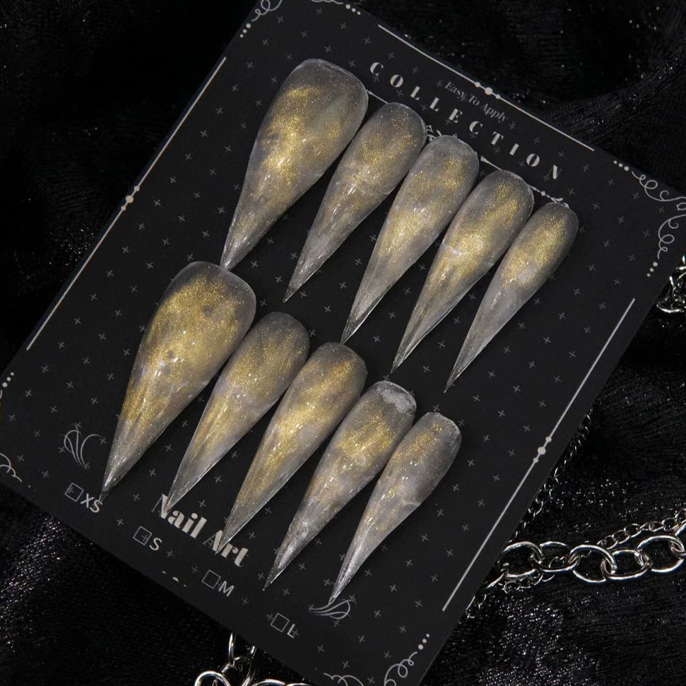 Elegant Stiletto Nail Design Set