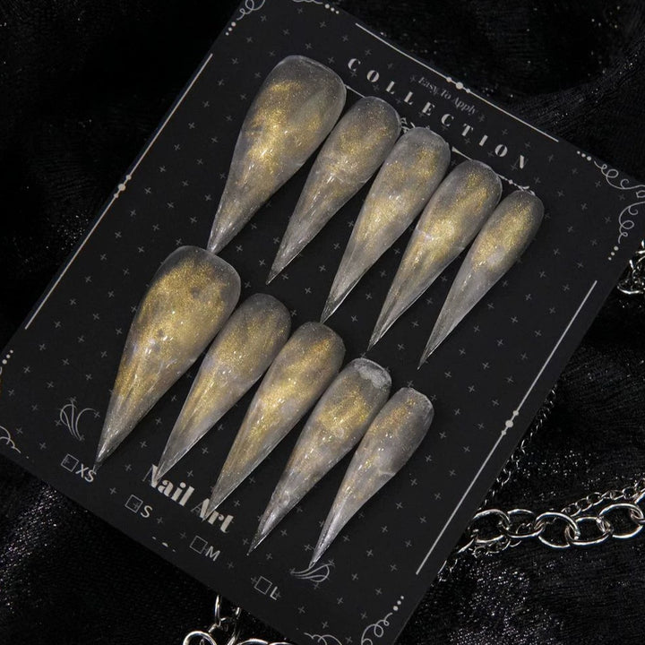 Elegant Stiletto Nail Design Set