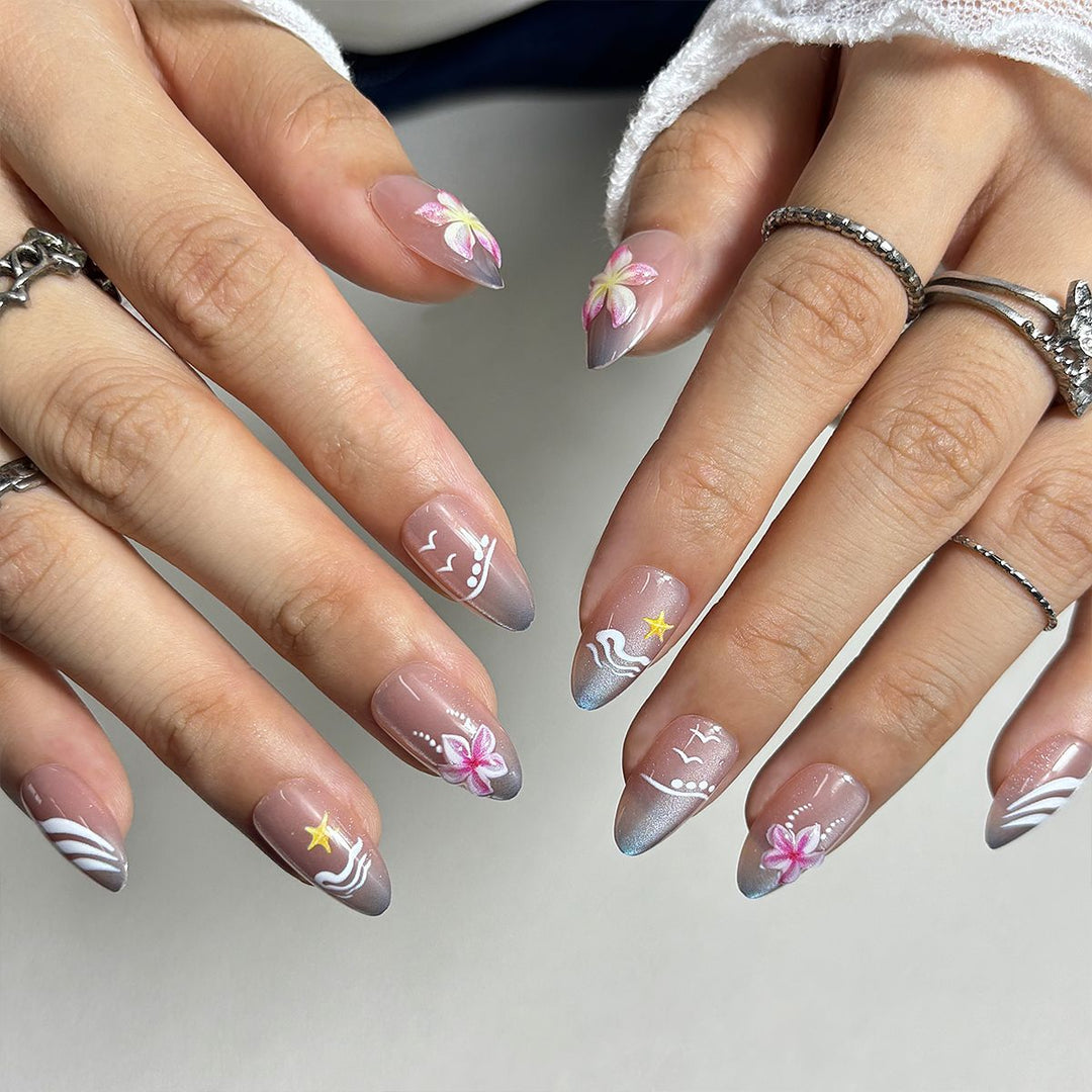 Decorative Press-On Nail Design Stornfield
