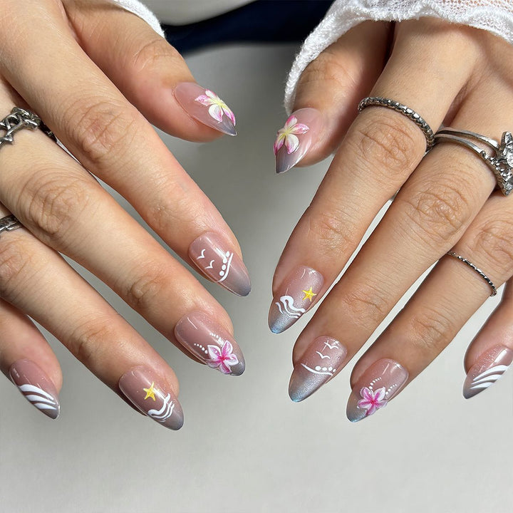 Decorative Press-On Nail Design Stornfield