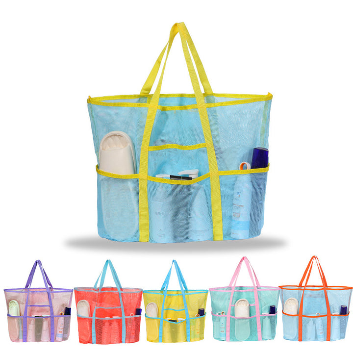 Spacious and Breathable Beach Bag Made of Mesh Material Stornfield
