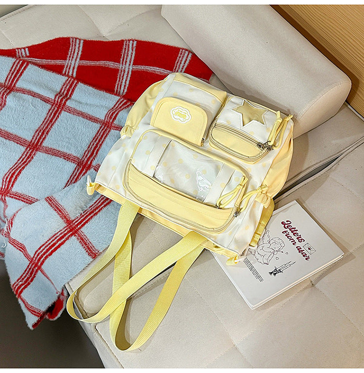 Multi-Pocket School Backpack and Tote Bag Set Stornfield