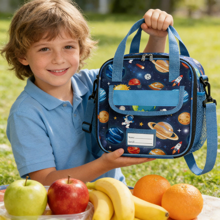 Fun Construction-Themed Lunch Bag