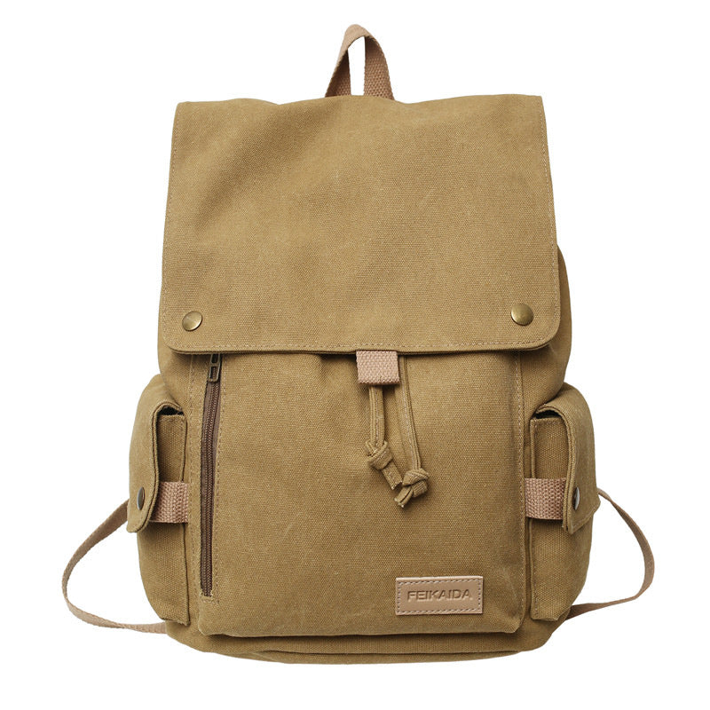Rugged Canvas Hiking School Backpack Stornfield