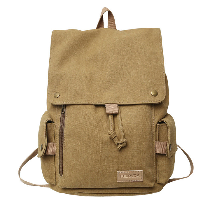 Rugged Canvas Hiking School Backpack Stornfield