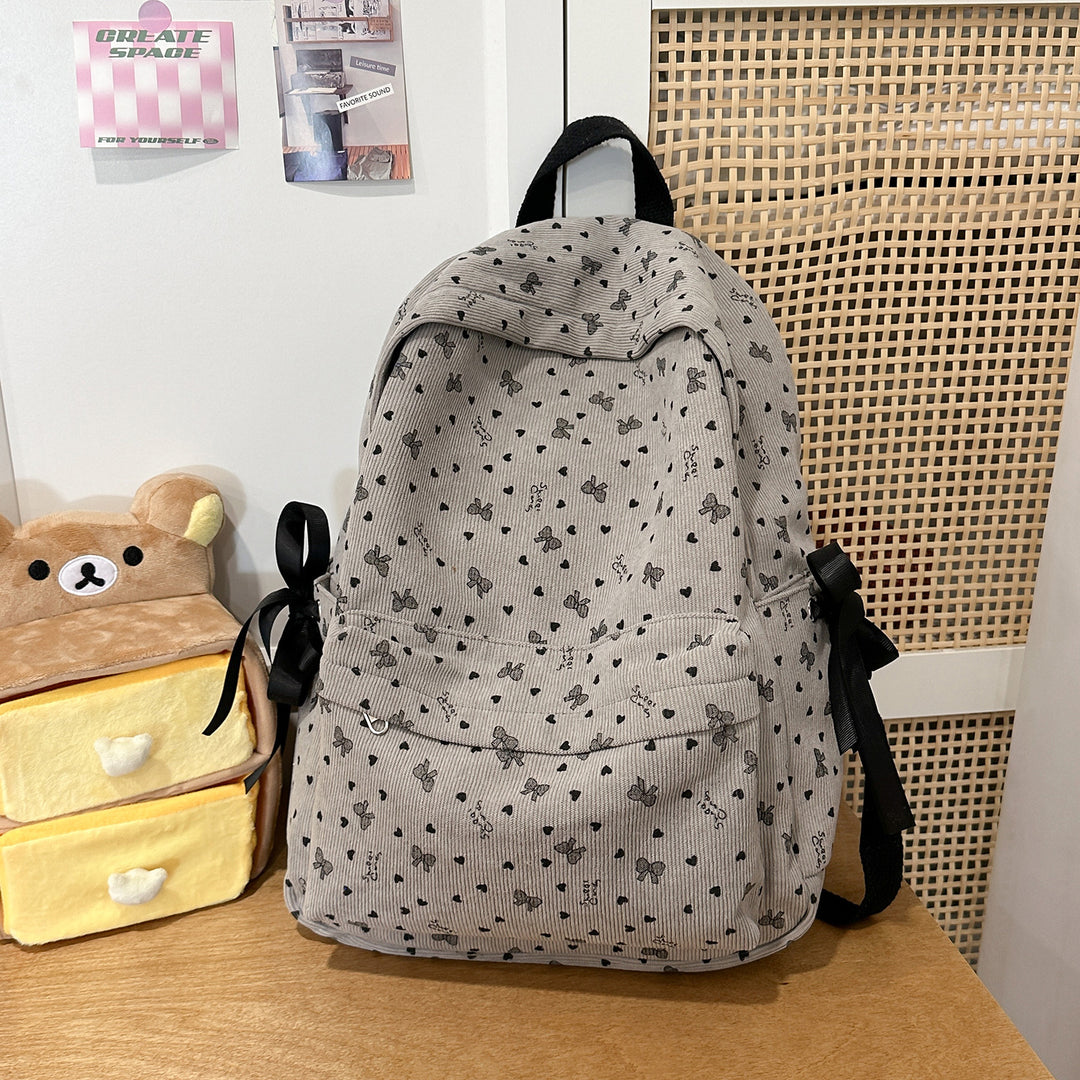 Cute Character-Embellished Casual Backpack Stornfield