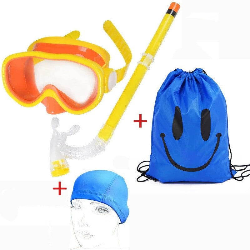 Diving goggles set with breathable snorkel and waterproof backpack Stornfield