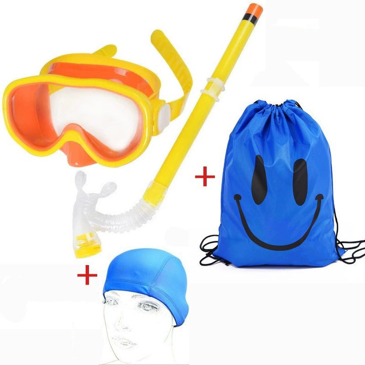 Diving goggles set with breathable snorkel and waterproof backpack Stornfield