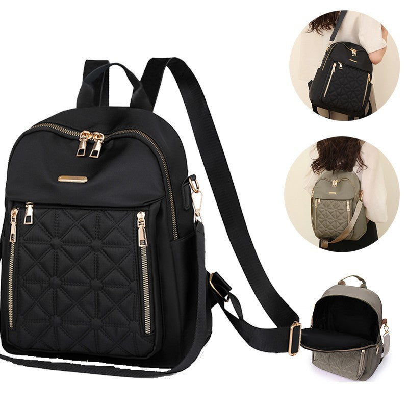 Stylish Quilted Nylon Backpack Stornfield