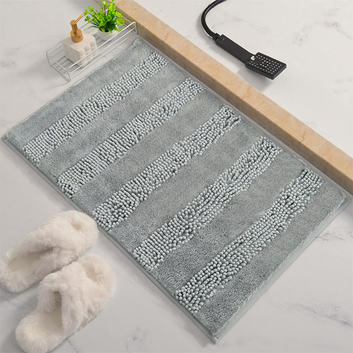 Plush Textured Shower Rug