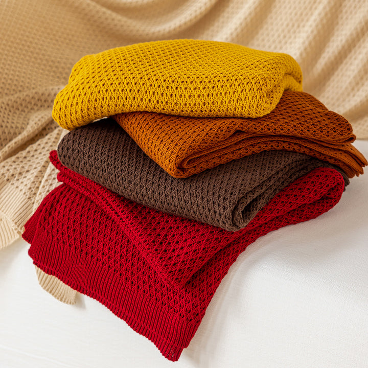 Lightweight Woven Throw Blanket