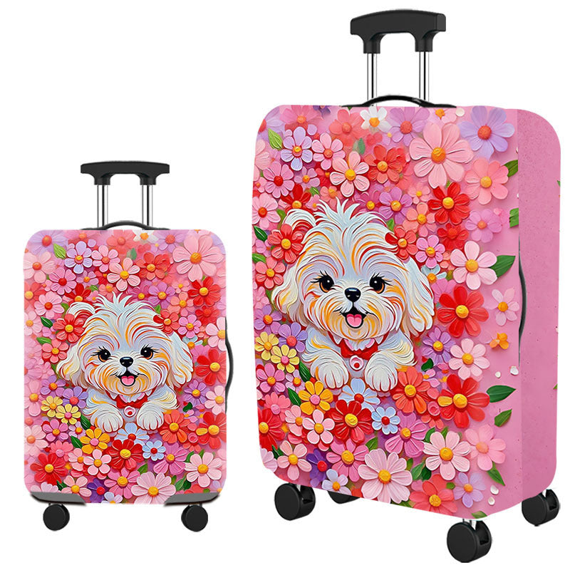 Tropical Leaf Print Hard Shell Luggage Stornfield