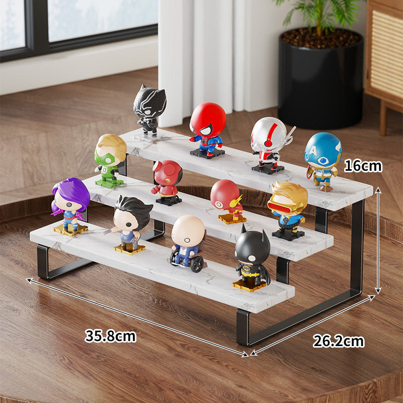 Tiered Wooden Pop Figure Display Organizer