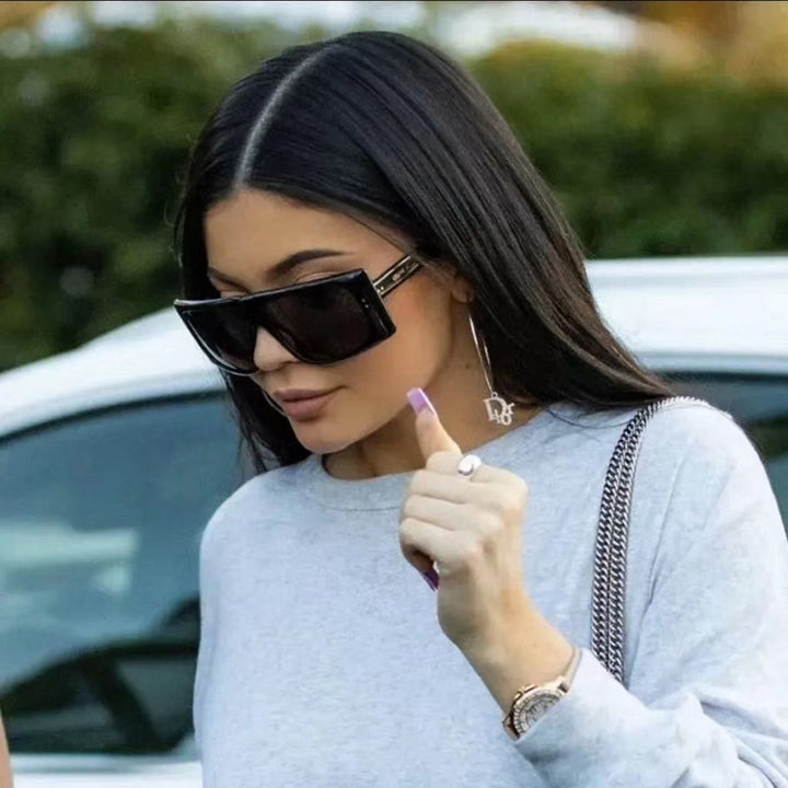 Women oversized sunglasses with stylish, narrow frame Stornfield