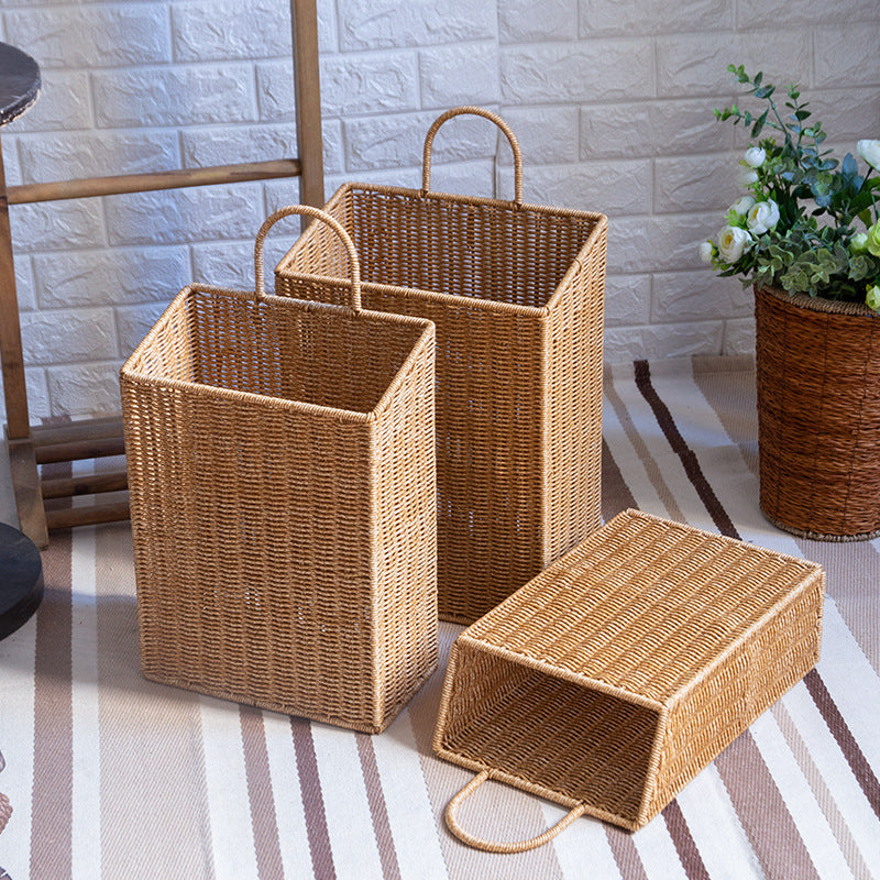 Unisex storage basket with practical carrying handle Stornfield