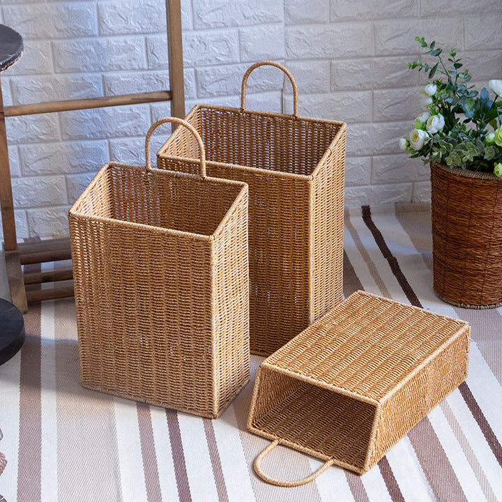 Handwoven Rectangular Storage Hamper Stornfield