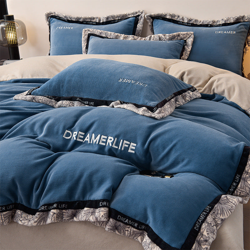 Plush Comforter Set