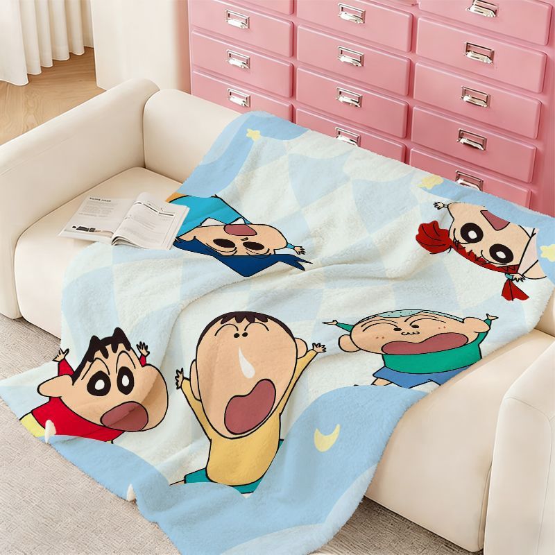 Cartoon Character Fleece Throw Blanket
