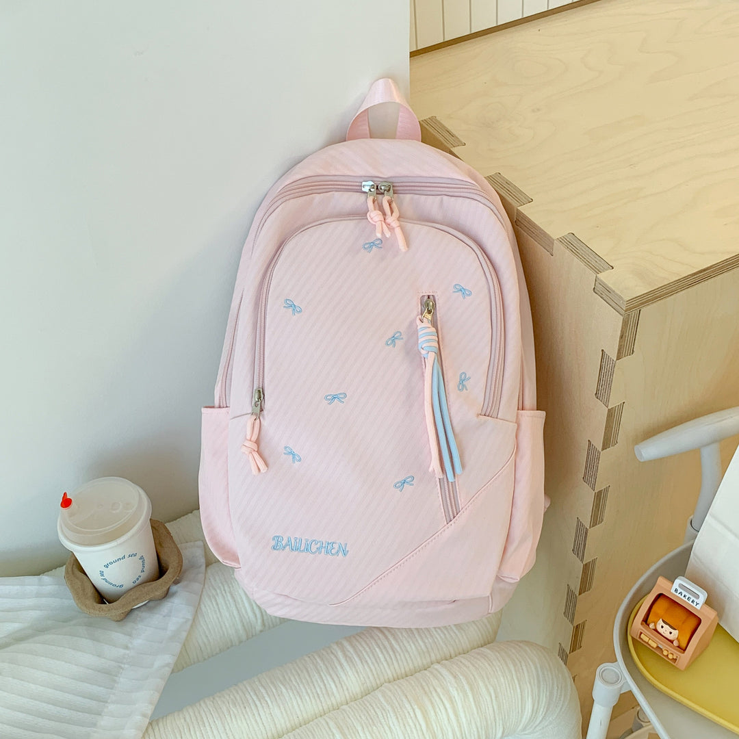 Stylish Embroidered Backpack