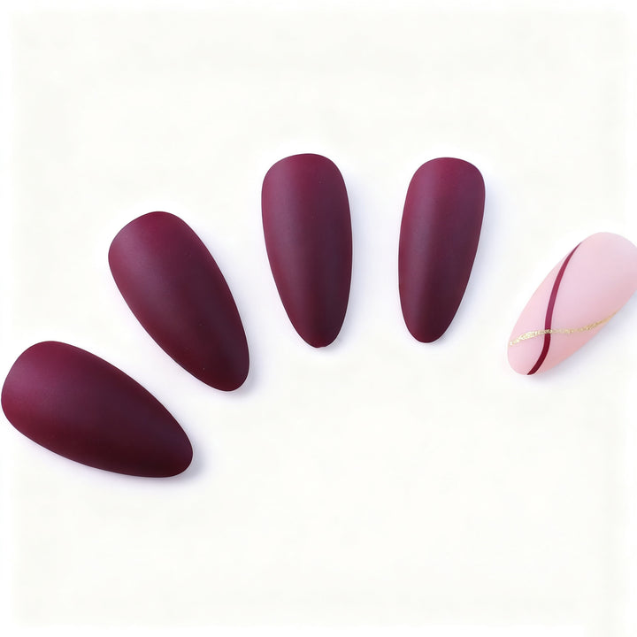 Elegant Matte Nail Art Enhancements Stornfield