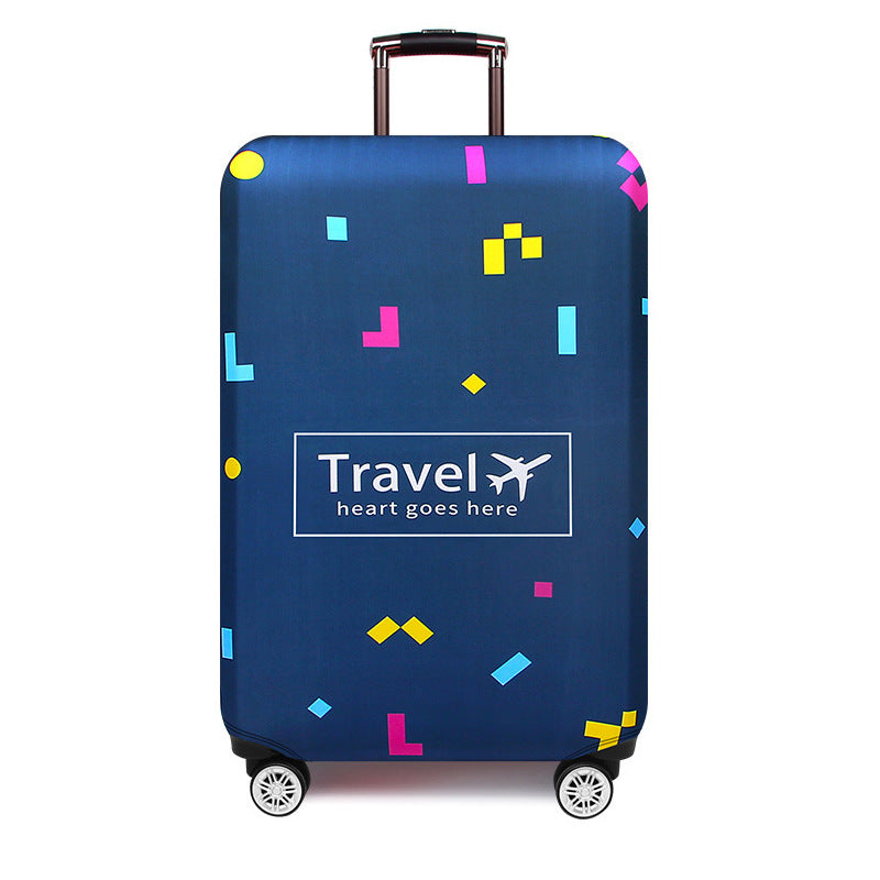 Women's hard-shell suitcase with colorful graphic design Stornfield