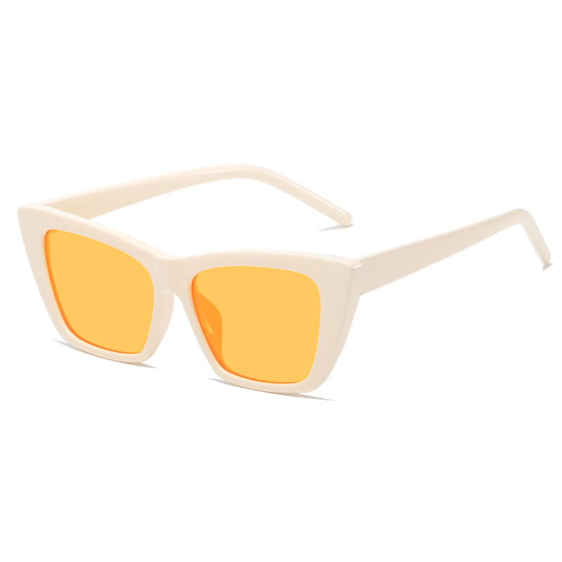 Women's trendy oversized sunglasses with innovative transparent frame Stornfield