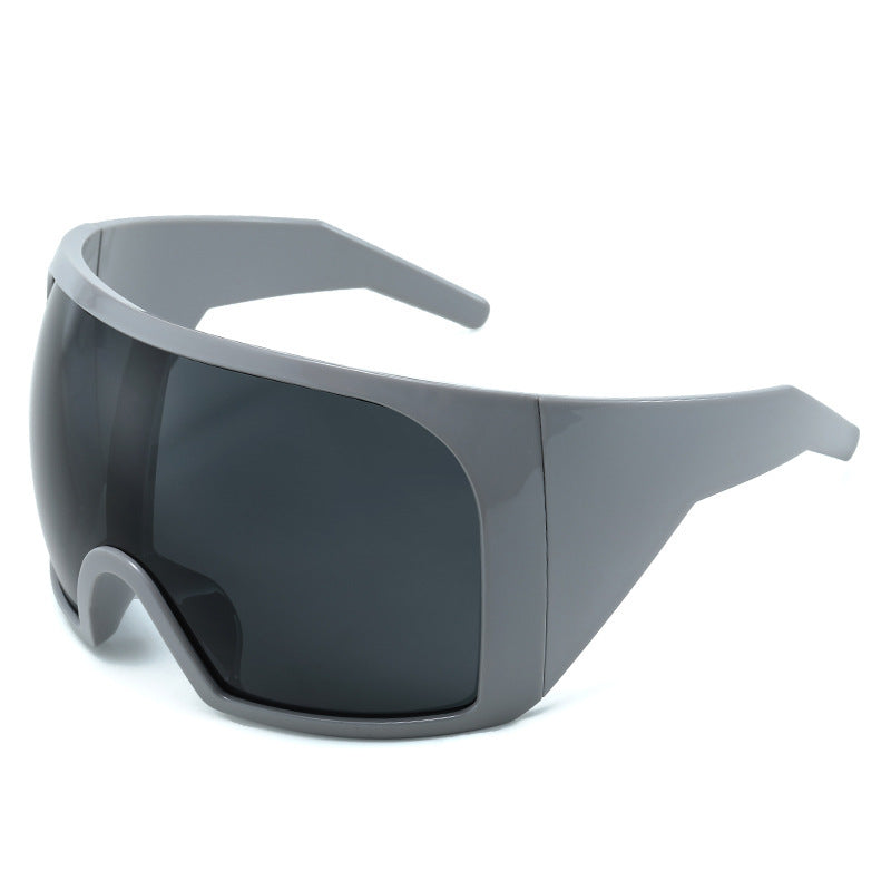 Oversized Shield Sunglasses with Enhanced UV Protection Stornfield