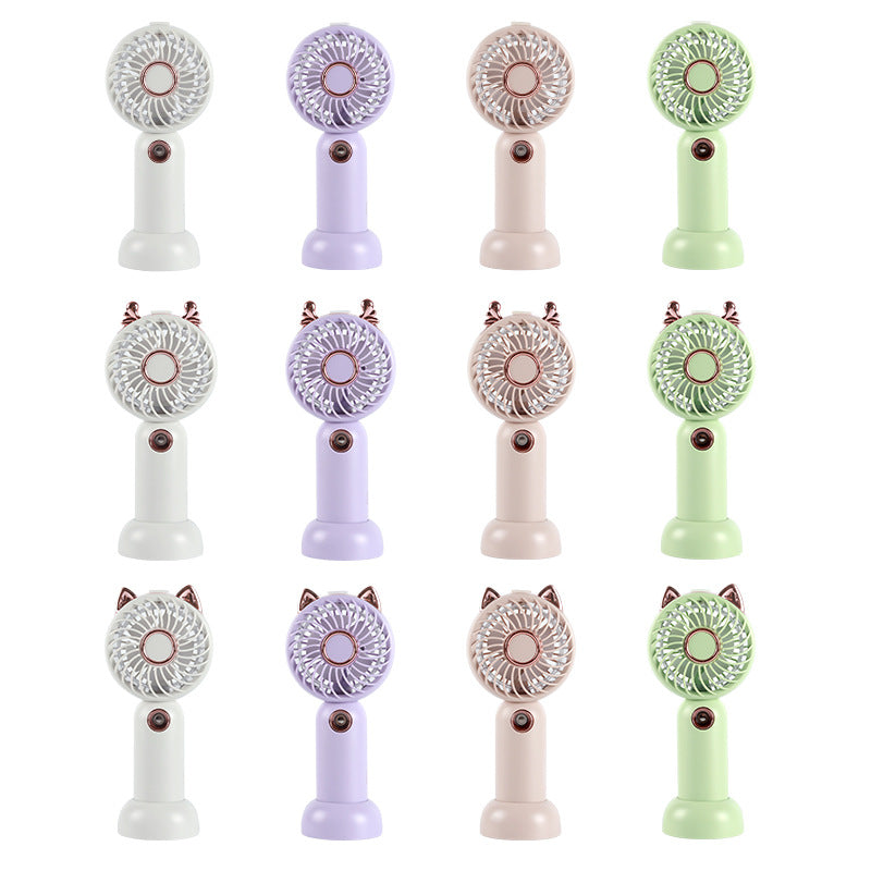Ladies Mini USB Hand Fan with Cat Ears Stornfield