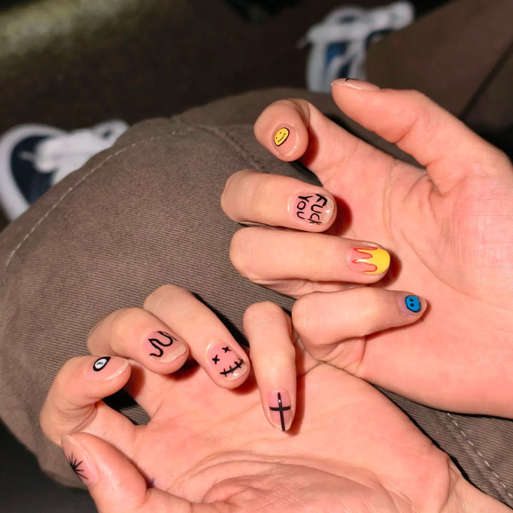Playful Artistic Nail Art Design Set Stornfield