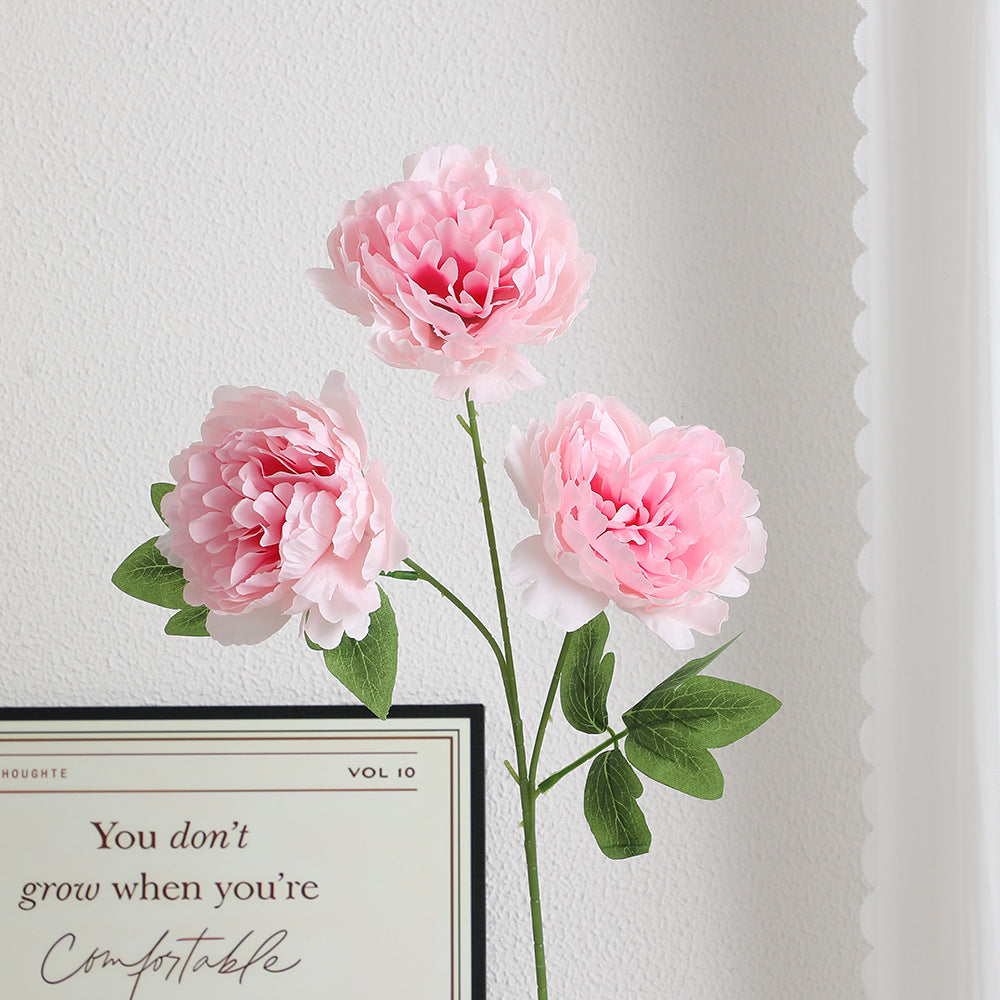 Elegant Artificial Peony Bouquet